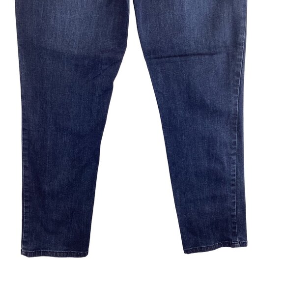 J. Jill Blue Denim Jeans‎ Size 2 Smooth Fit Straight Leg Stretch Mid-Rise - Picture 6 of 8